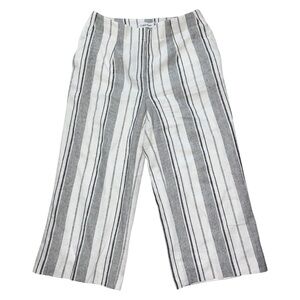 Calvin Klein Linen Cropped Capri Pants